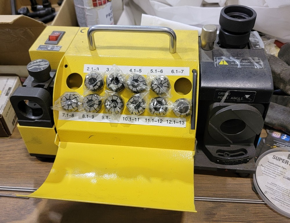 Drill Bits Sharpener Grinder Grinding Machine 2-13mm 100-135 Angle