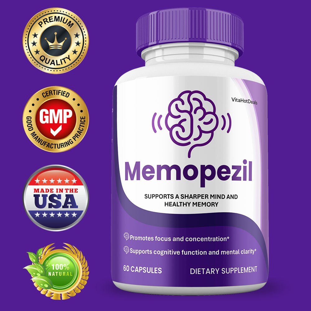 Memopezil Capsules, Max Strength, Memo Pezil for Clarity and Health (5 Pack)