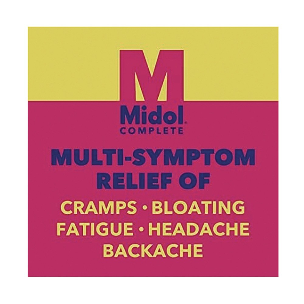 Midol 64458 Complete Menstrual Caplets (60/Box) New