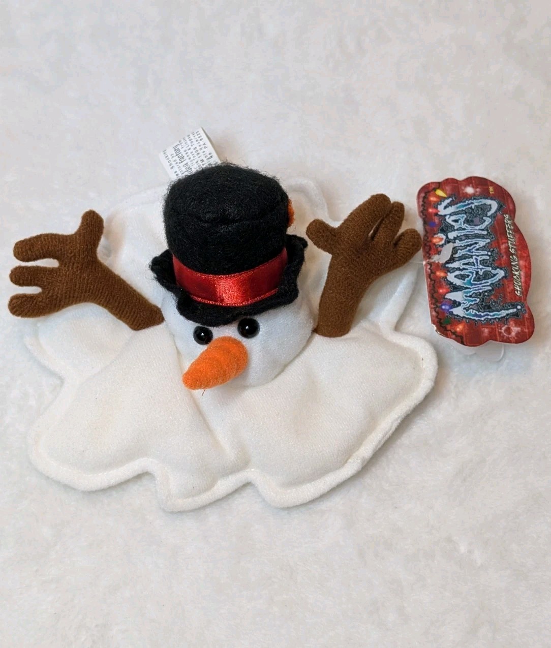 Vintage 90s Meanies Plush Lot 3 Holiday Valentine's Day , Xmas Stocking Stuffers