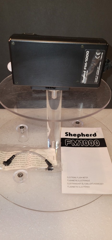 Shepherd Dual Flashmeter FM-1000 Untested W/manual, Instructions And Carrying...