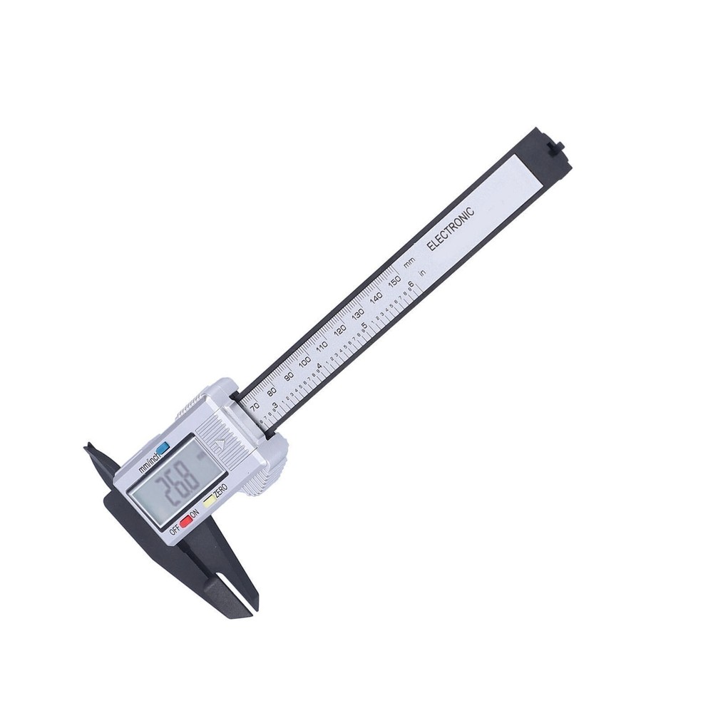 Caliper Measuring Tool LCD Display Humanized Design Lightweight Durable DIY