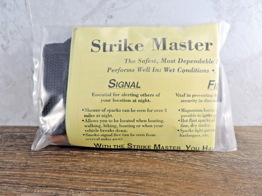 Strike Master Fire Starter w/Holder