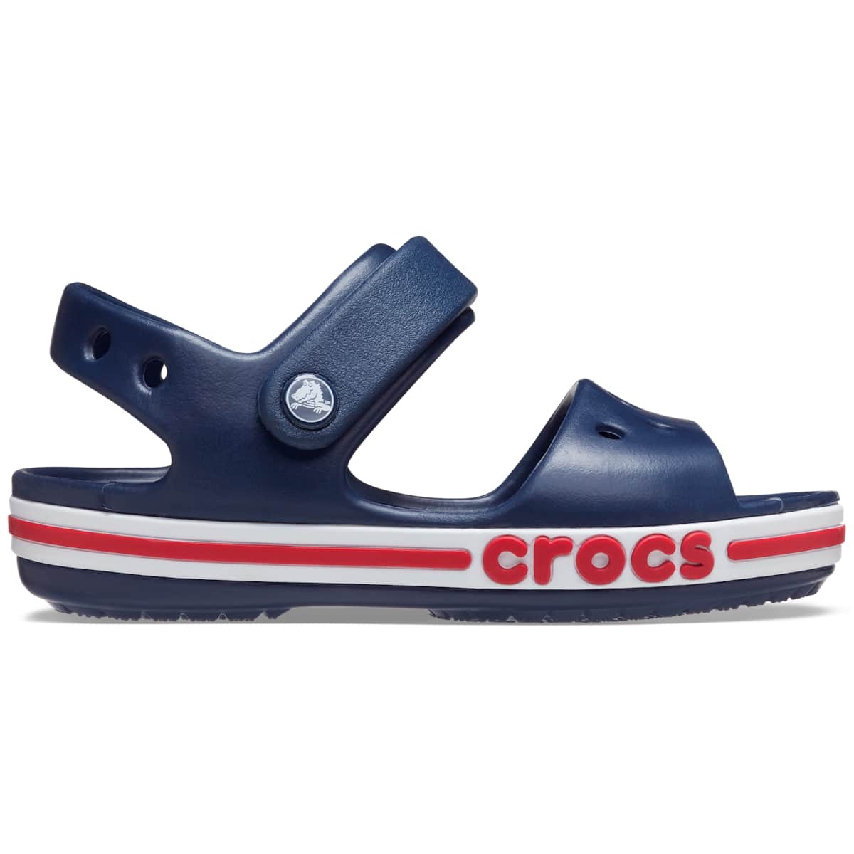 Crocs Kids Bayaband Sandals – Lightweight, Easy Clean, Secure Backstrap