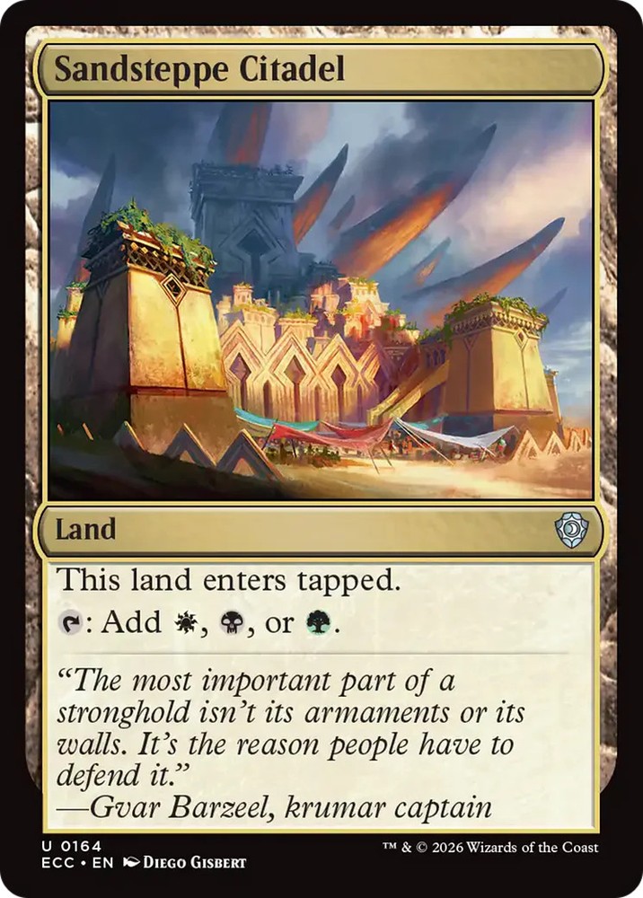 Sandsteppe Citadel [Lorwyn Eclipsed Commander]