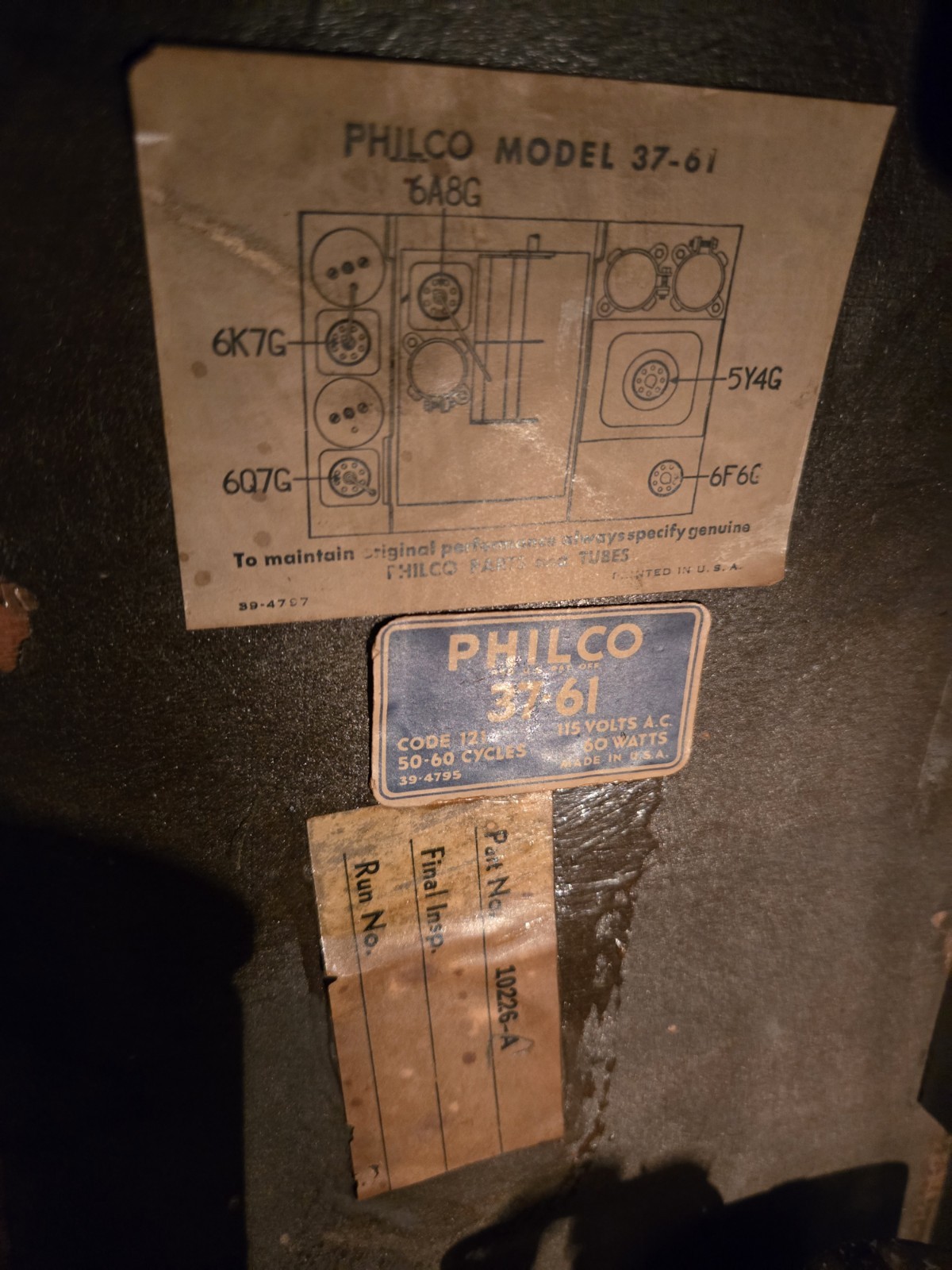 PHILCO RADIO WORKING