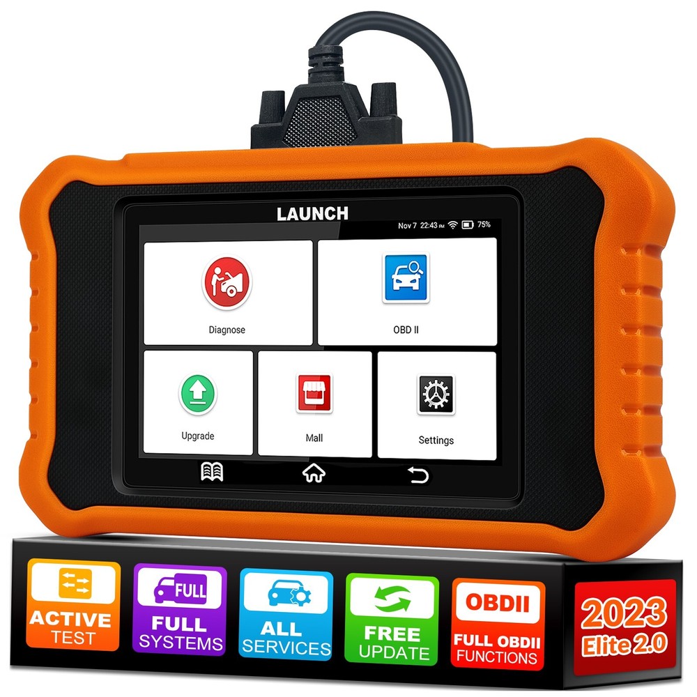 LAUNCH X431 Creader Elite V2.0 for Benz Bidirectional Diagnostic Tool Scanner