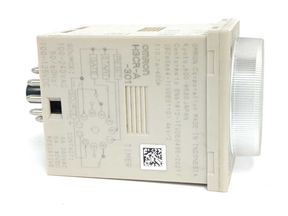 OMRON H3CR-A TIMER H3CR / 0-6 MIN