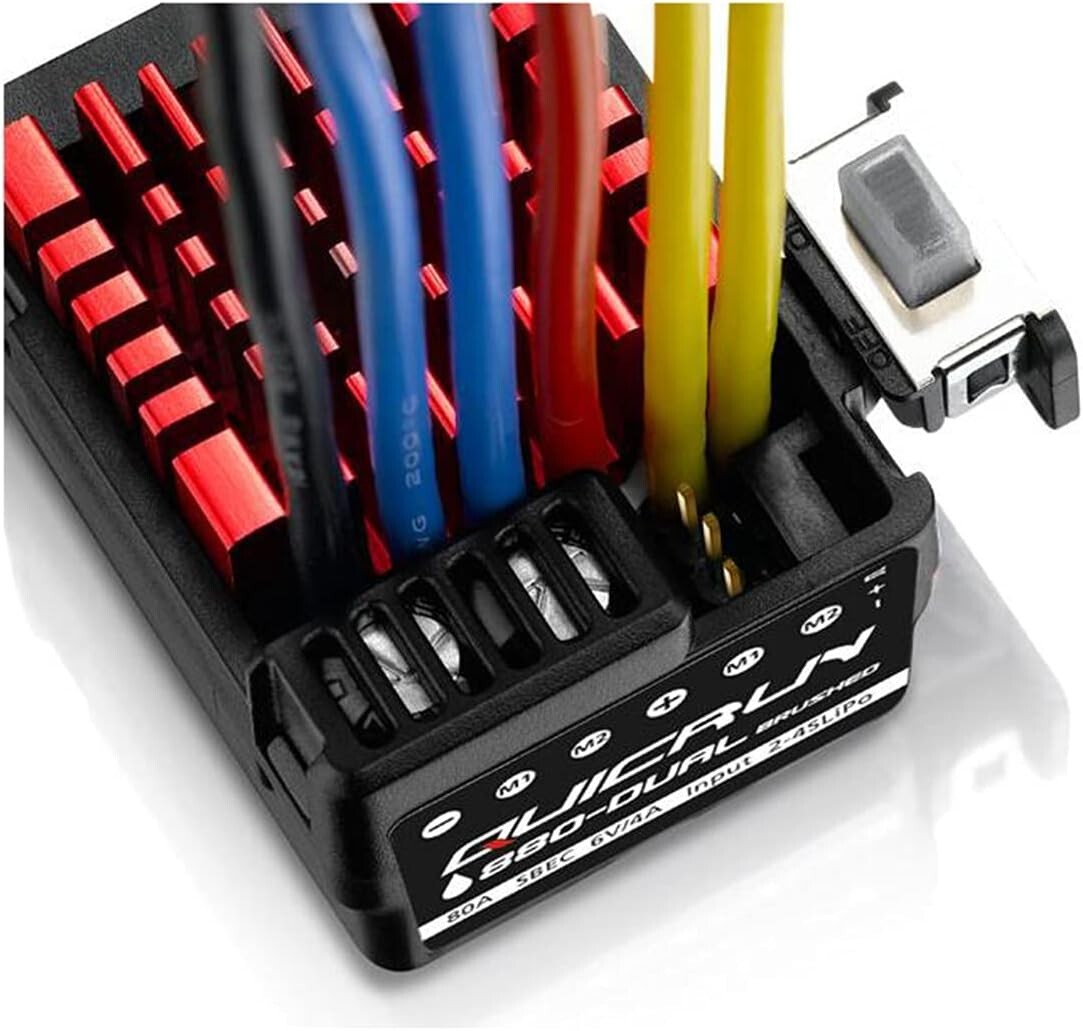 TAMIYA BULLHEAD CLOD BUSTER dual HW 880 ESC (2) 550 torque Race motors TEU-106