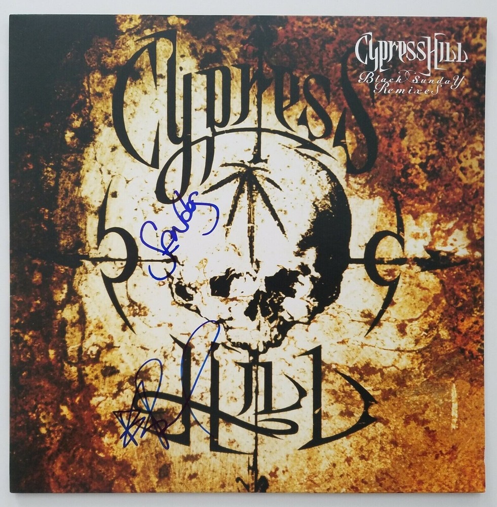Cypress Hill Signed Black Sunday Remixes RSD Vinyl Record Album Rap Legends RAD