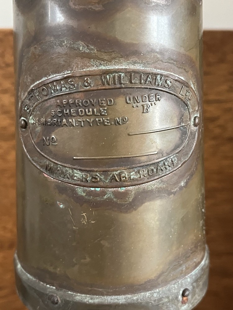 Vintage E.Thomas & Williams LTD Cambrian Miners Lantern