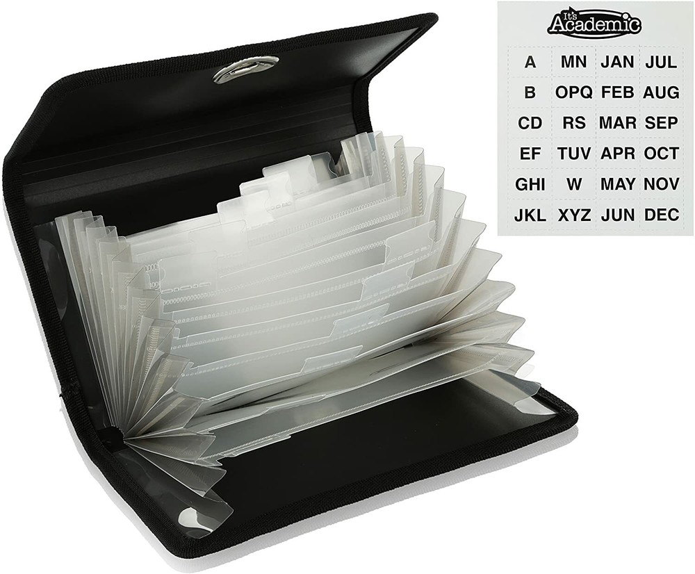 Coupon Organizer with Retractable Pad