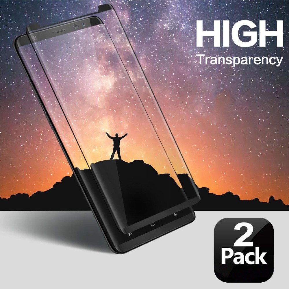 2packs Scratchproof Shatterproof Tempered Glass Screen Protector For Samsung S8+