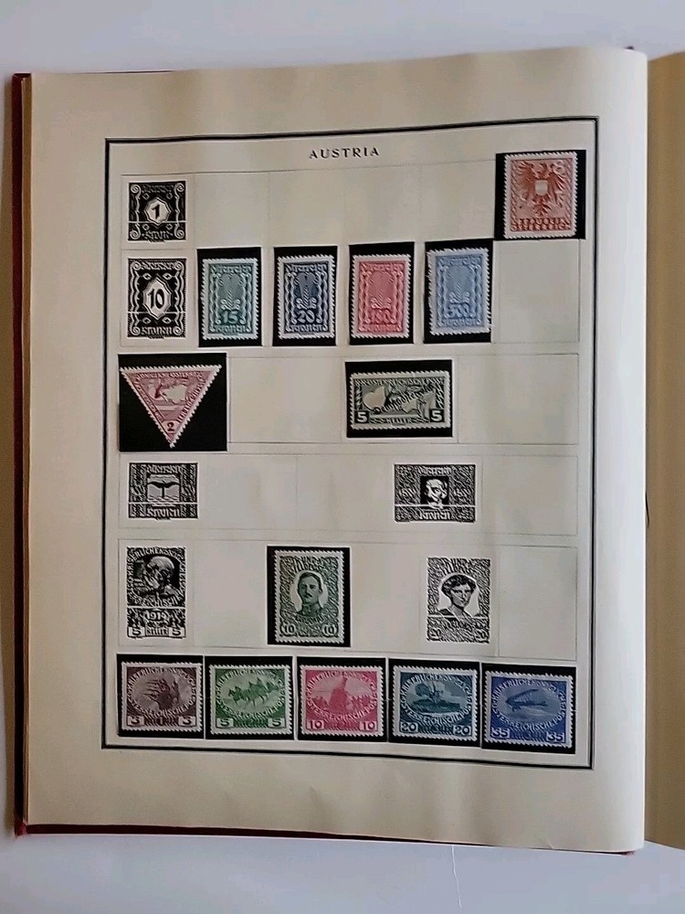 Modern Postage Stamp Album Fully Illustrated 1925 Edition