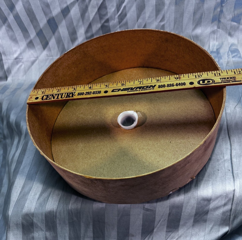 Vintage Essex Wire Corp Empty Magnet Wire Spool Cardboard Box Single Soderon
