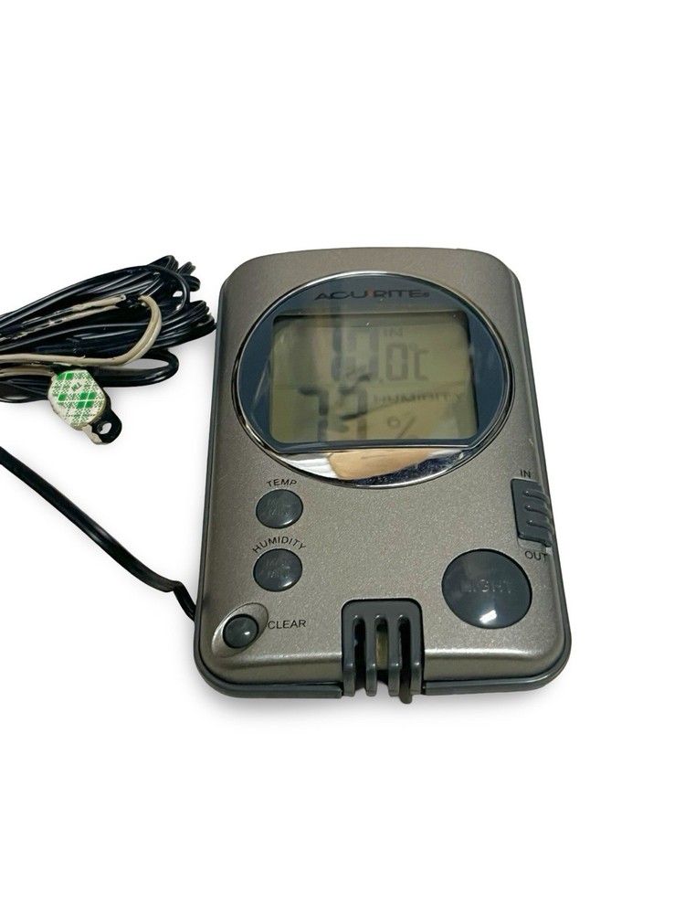 Acu-Rite Digital Thermometer Outdoor Plus Humidity Long Cable Sensor