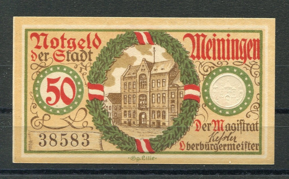Meinigen 50 Pfennig Traffic Issue