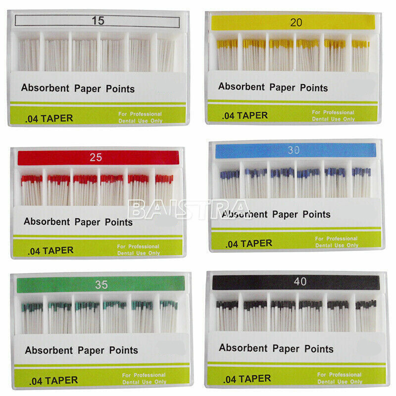AZDENT Dental Absorbent Paper Points Gutta Percha Points Eododontic EODO Root