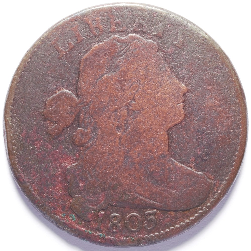 1803 Large Cent Draped Bust Small Date Large Fraction