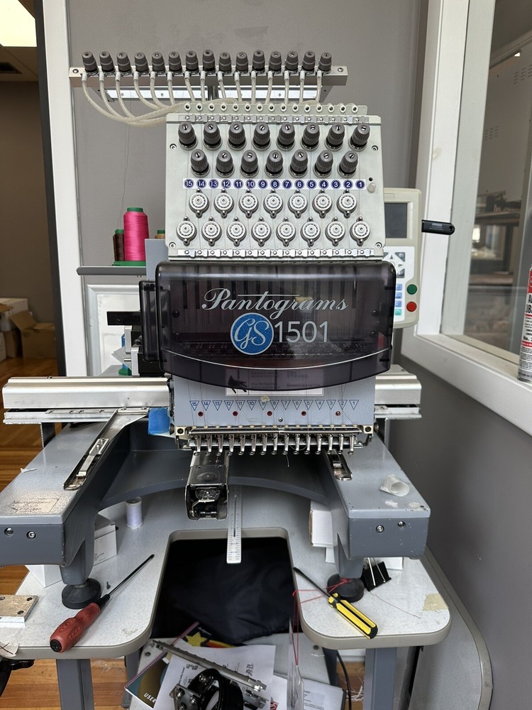 commercial embroidery machines used