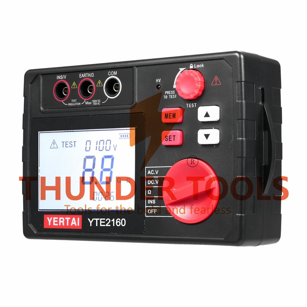 Thunder Tools YERTAI Digital Insulation Resistance Tester
