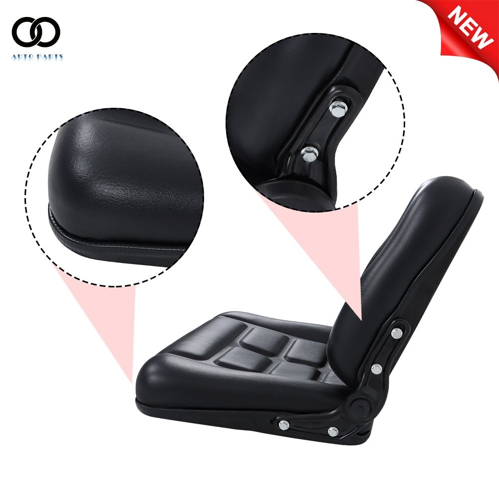 Waterproof Adjustable Fold Down Forklift Seat Angle Backrest For Excavators