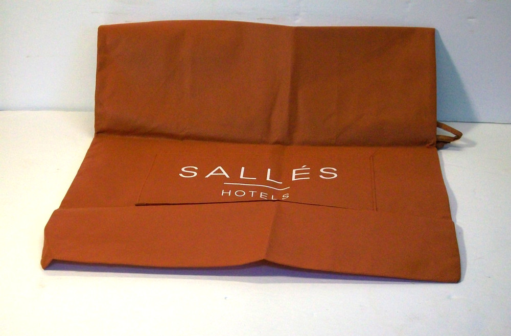 Hotel Salles non woven drawstring bag- Orangish