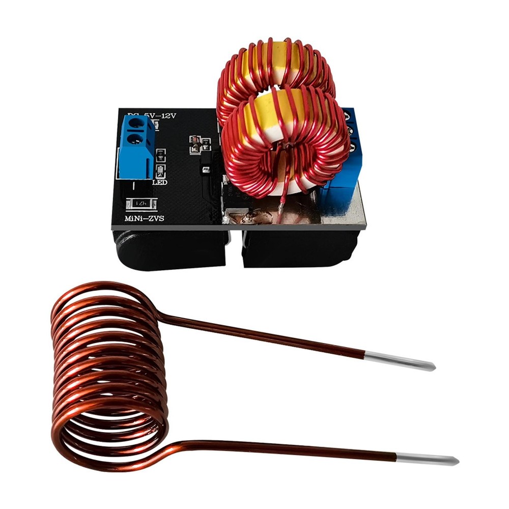 120W Mini ZVS Heating Machine DC 5-12.0V Input Voltage Induction Heater Module