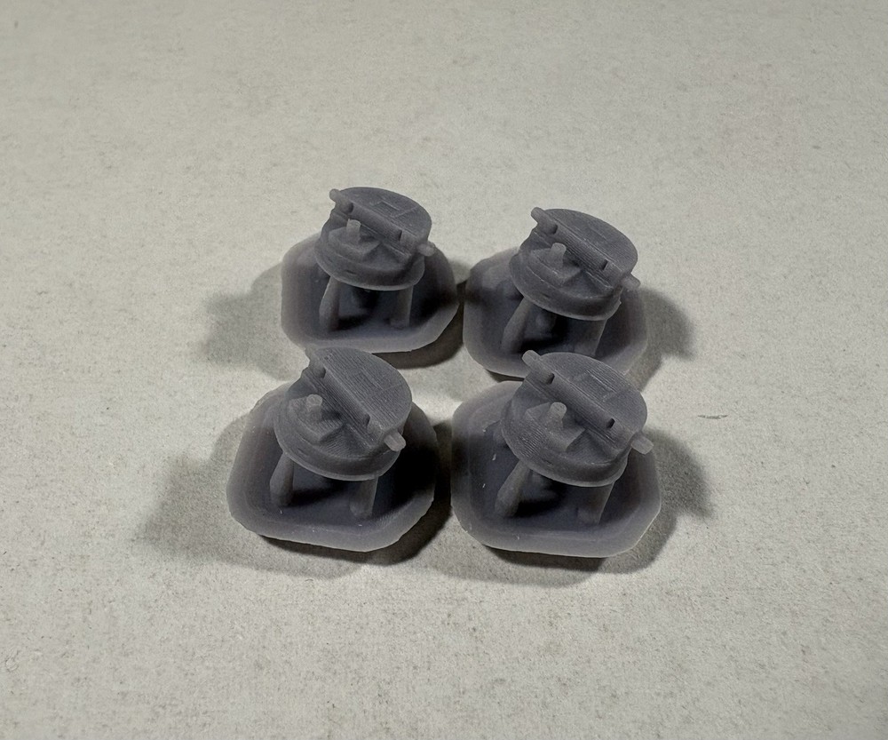 1/350 3D Printed US Navy MK34 Range Finder X 4