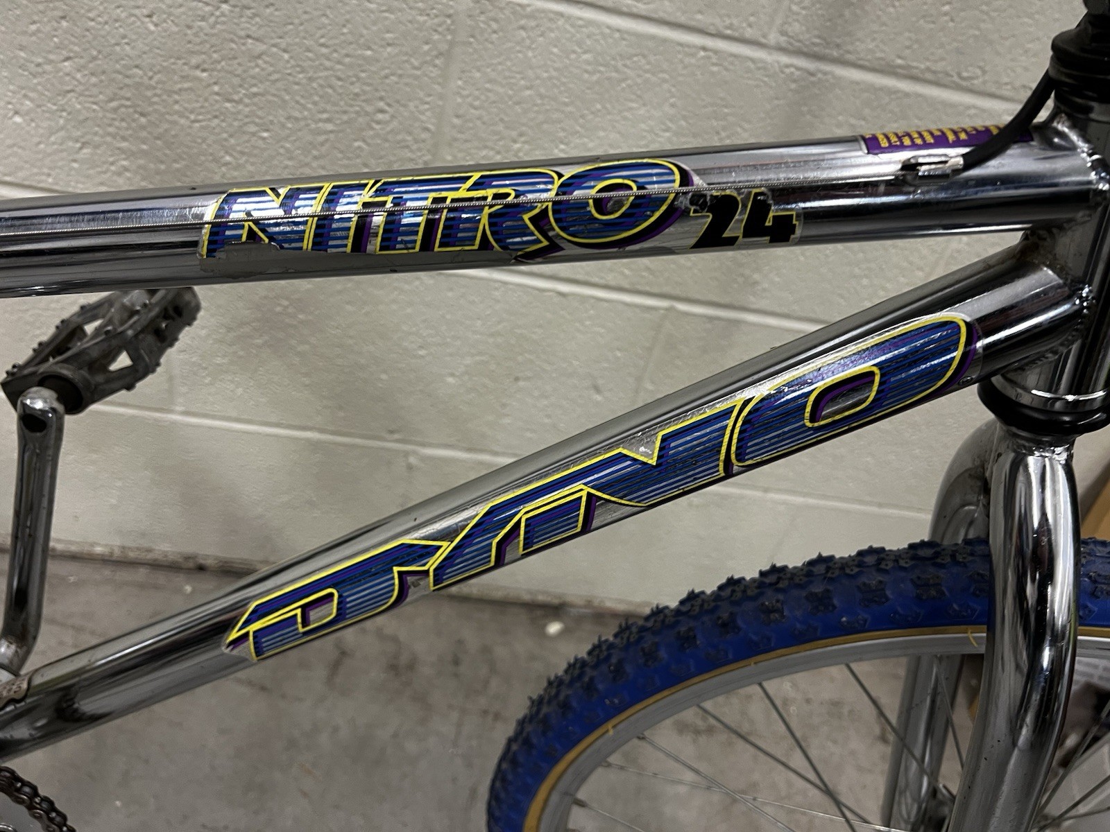 GT Dyno NSX Nitro Old School Mid School Chrome BMX 24inch