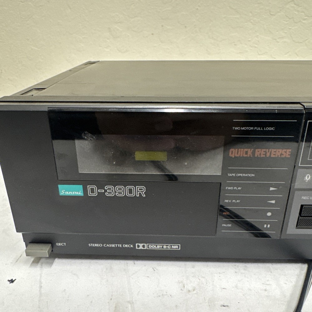 Sansui D-390R Stereo Casette Deck *UNTESTED*