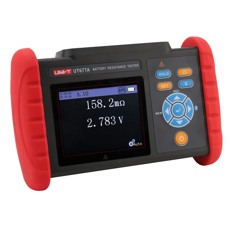 UNIT UT677A Battery Internal Resistance Tester Volt Temp Meter Bluetooth PC APP