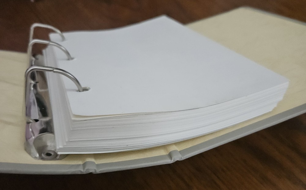 Hyundai Personal Computer Systems MS-DOS Version 3.2 Binder Book GW- Basic