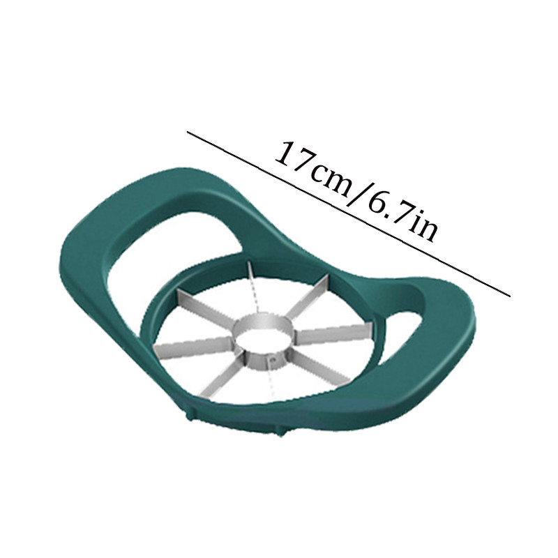 Apple Slicer With 8 Stainless Steel Blade Sharp Fruit Vegetable Corer Tool Green