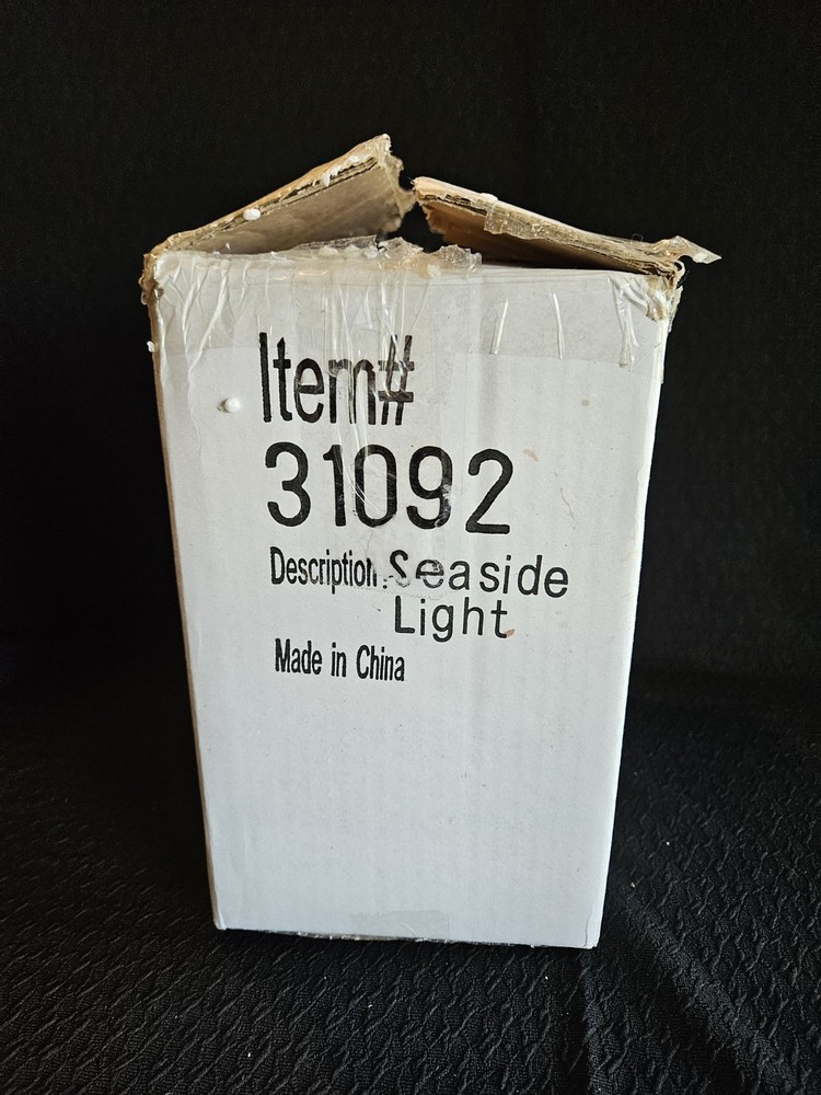 Vintage Seaside Lighthouse Nightlight Tested Works