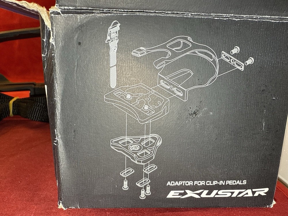 Exustar Clip-in Pedal Adapter - Pair - E-SL02A-1