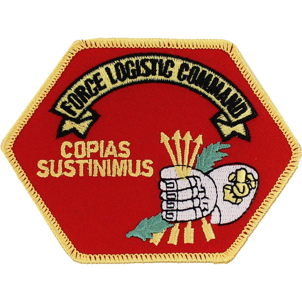 Marine Corps Force Logistic Command Patch ( 4"  x 3"  ) P5436