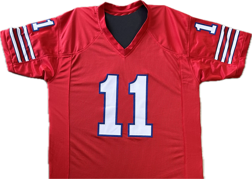 Andre Ware Signed Autographed Custom Red Jersey TriStar Authenticated