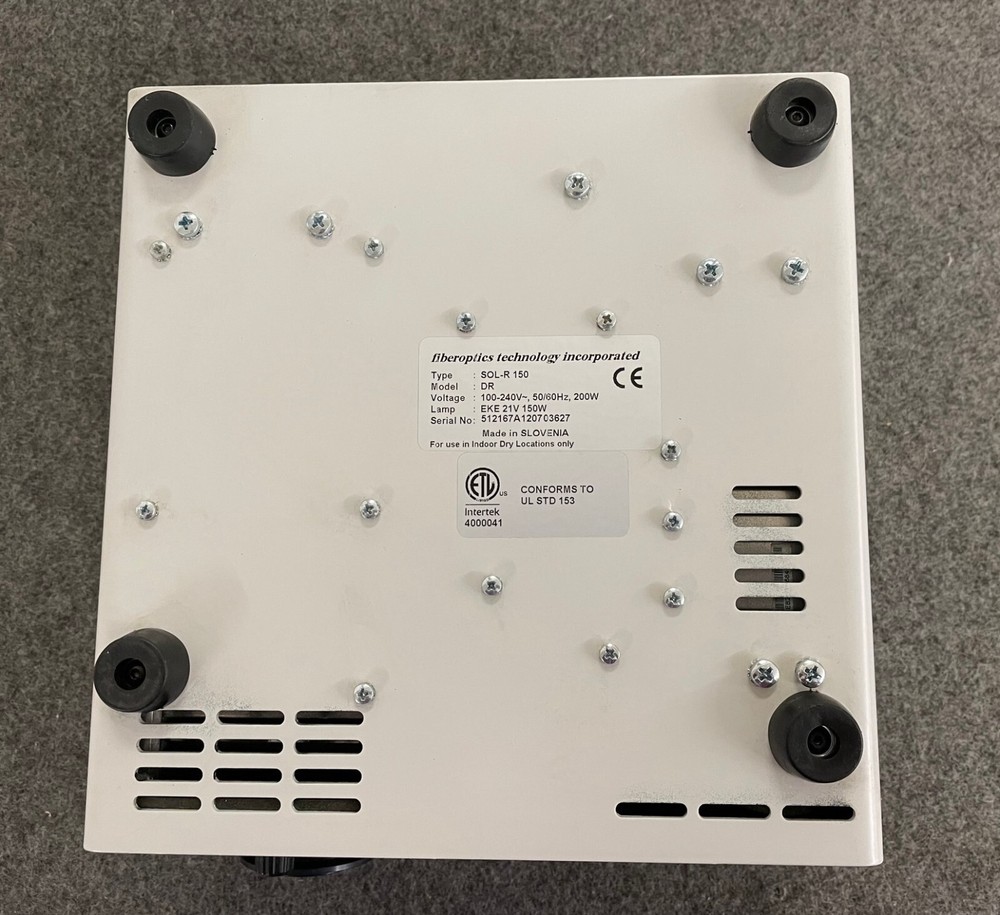 Fiberoptics Technology SOL-R 150 DR Light Source W/ Lamp EKE21V 150W