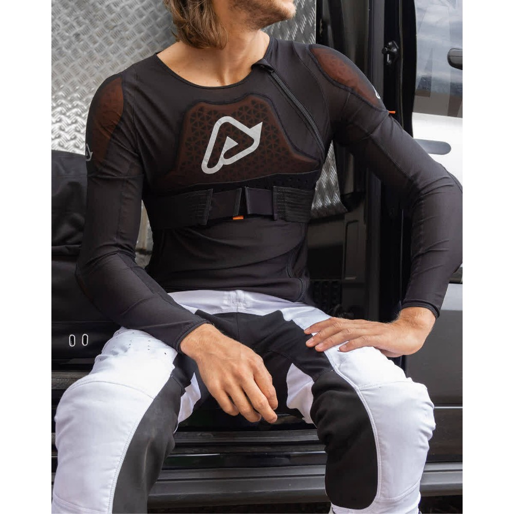 ACERBIS flux air protective jersey black