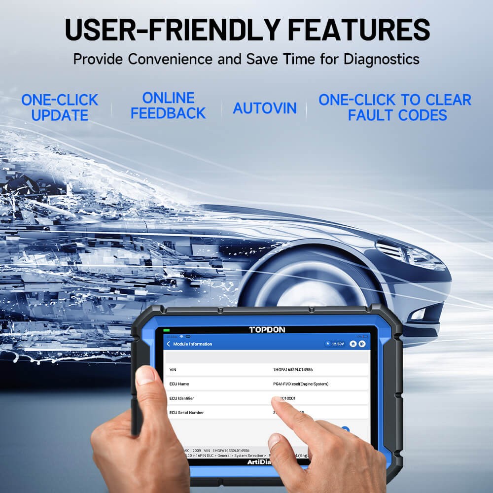 2026 TOPDON AD Pro V2.0 Car Diagnostic OBD2 Code Scanner Full System Coding