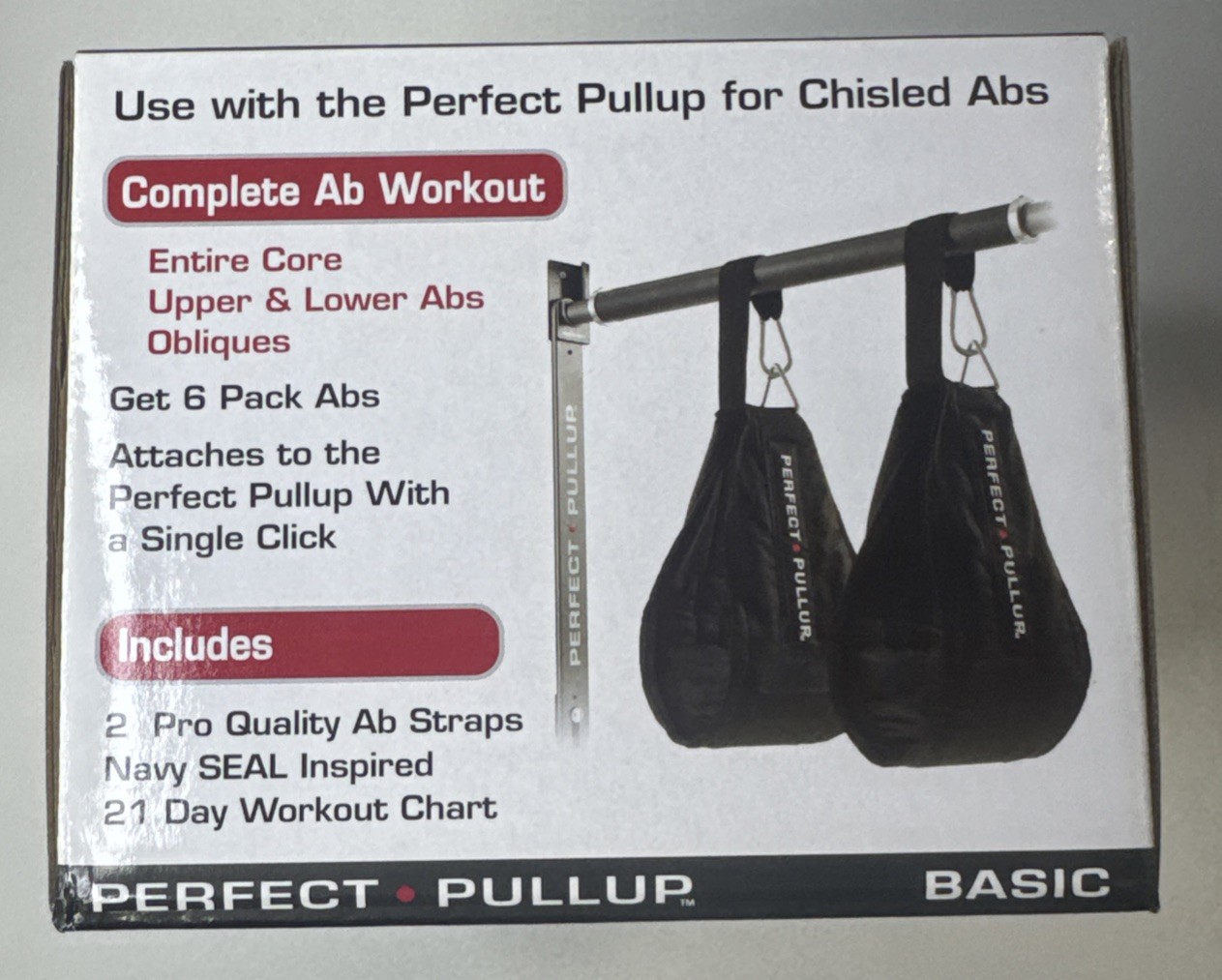 AB Straps Perfect Pull Up Fitness ABS Abdominal Workout 6 Pack As Seen on TV