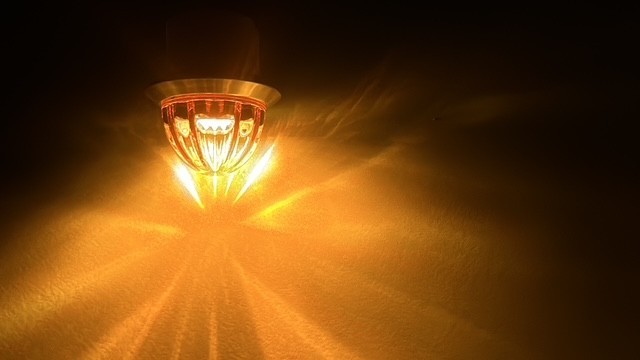 Mini 3/4" Watermelon Clearance Light (ABMBER) Dual Function High/Low Brightness