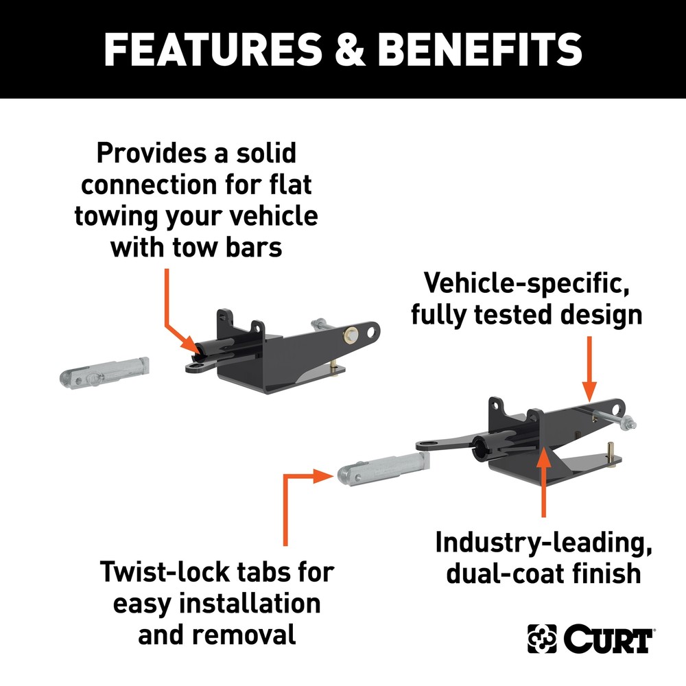 CURT 2016-2018 Ram 1500 All Custom Tow Bar Base Plate