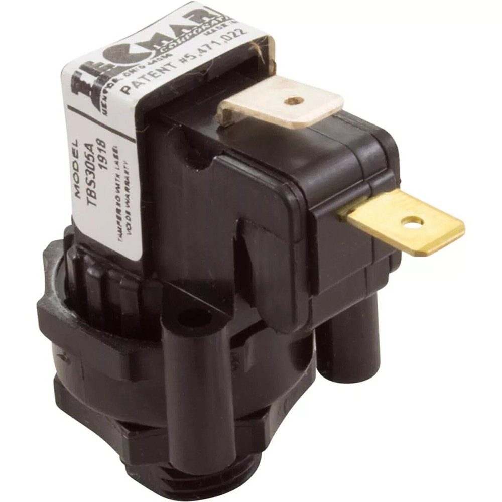 Tecmark Corporation Spa Air Switch TBS305A, SPNO, 10A, Threaded, Latching