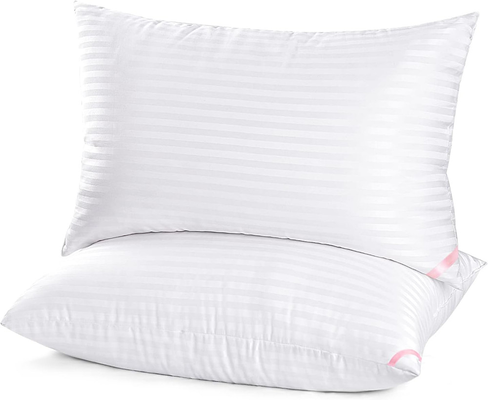 EIUE Hotel Collection Bed Pillows for Sleeping 2 Pack Standard Size，Pillows for