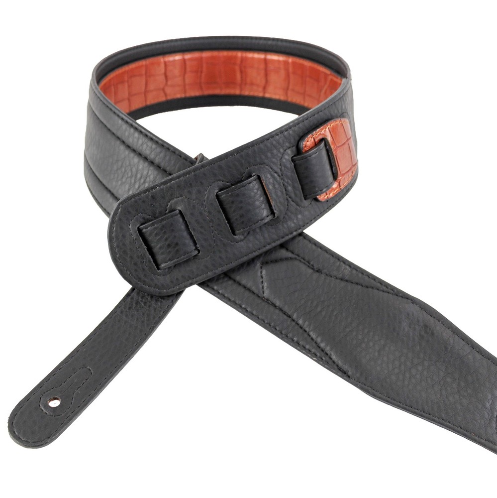 Walker & Williams SF-09 Metallic Copper Alligator Pattern Strap with Gator Head