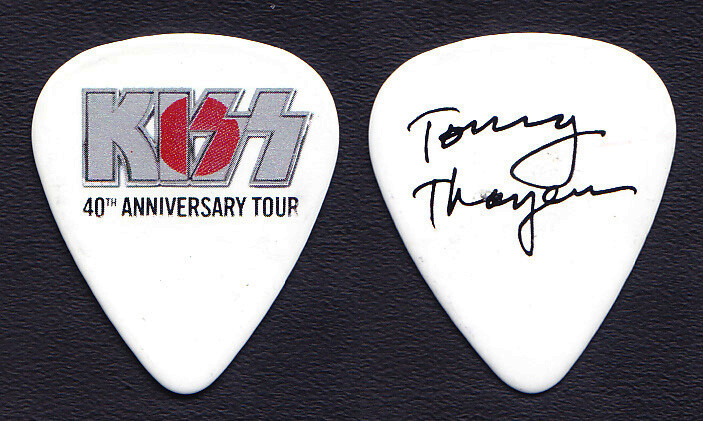 KISS Tommy Thayer Signature Rising Sun Guitar Pick - 2015 40th Anniversary Tour