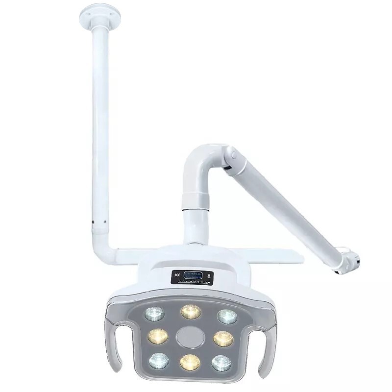 Dental Operating Light Ceiling Mounted 8 Bulbs LED Light with Sensor Touch Sceen