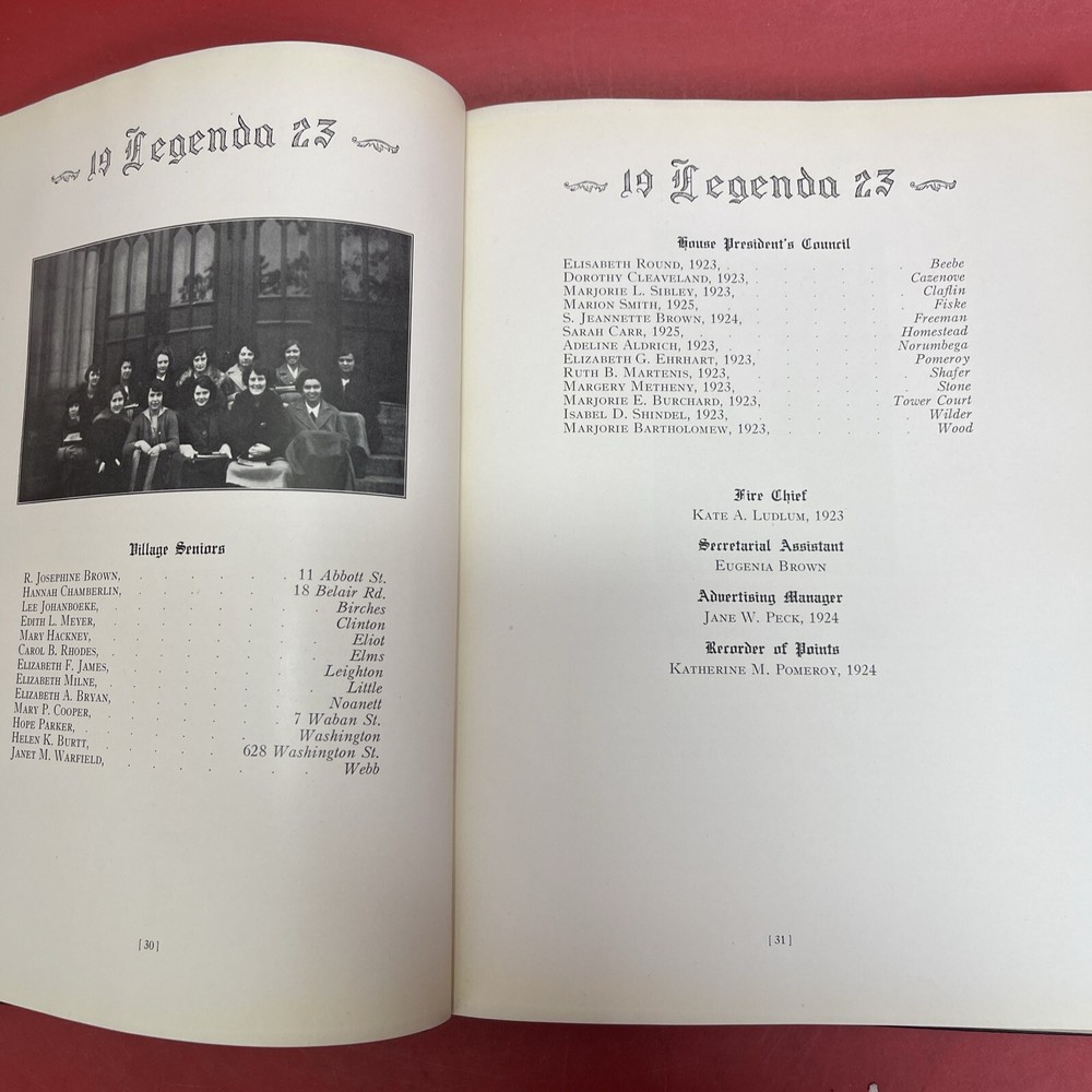 LEGENDA 1923 Yearbook